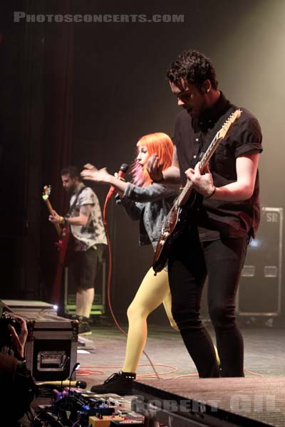 PARAMORE - 2013-04-01 - PARIS - La Cigale - Hayley Nichole Williams - Jeremy Clayton Davis - Taylor Benjamin York